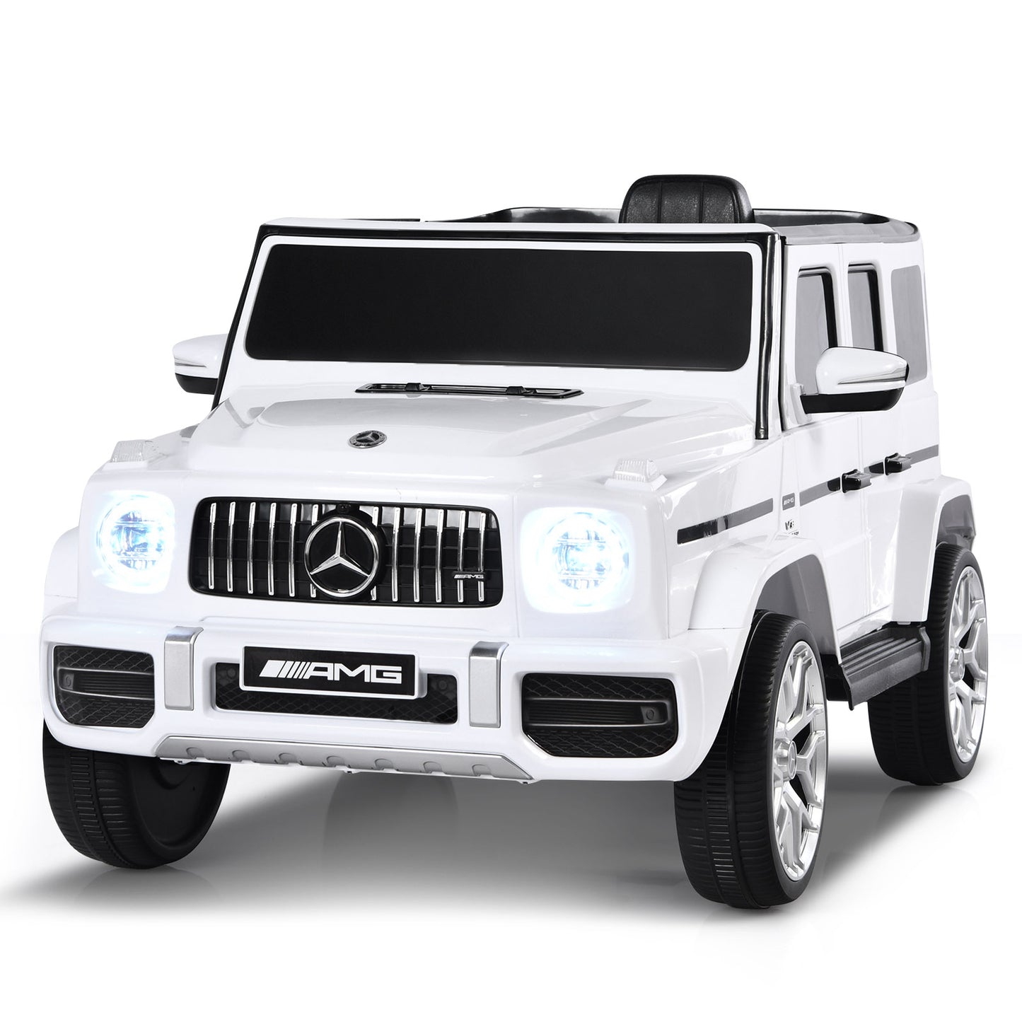 Infans 12V Kids Ride On Car Licensed Mercedes-Benz G63 w/ Remote Control & Music White